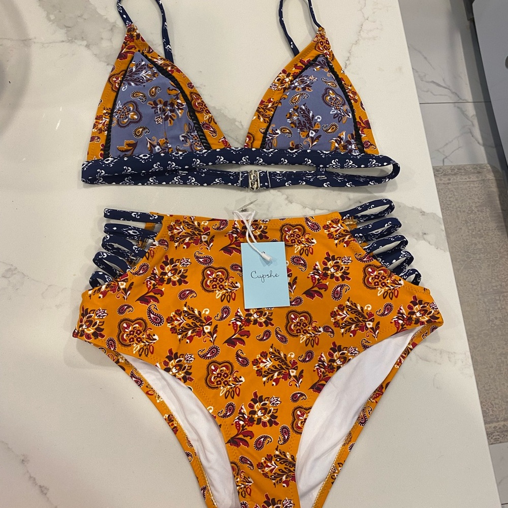 Cupshe high waisted bikini-never worn
